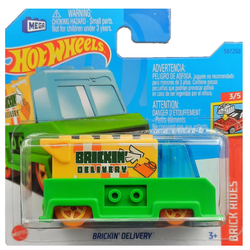 ماکت ماشین هات ویلز مدل BRICKIN DELIVERY
