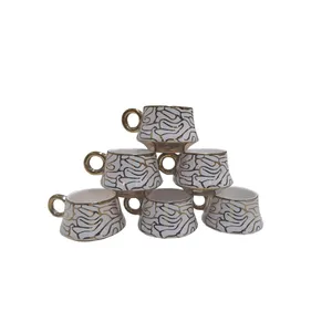 فنجان مدل ساچینی مجموعه 6 عددی 