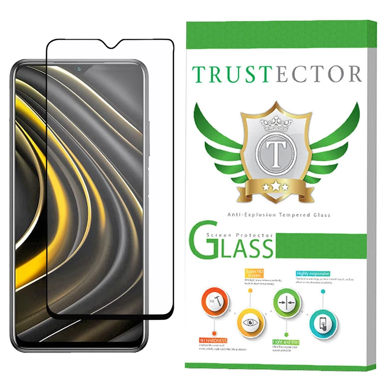 محافظ صفحه نمایش سرامیکی تراستکتور مدل CAT مناسب برای گوشی موبایل شیائومی Poco M3 Pro