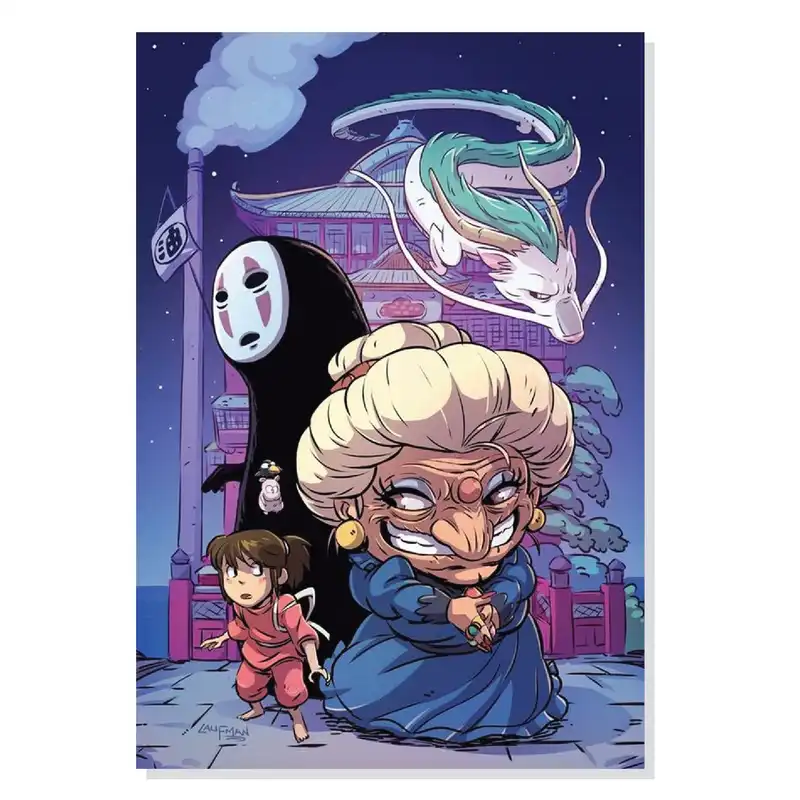 پوستر طرح انیمه میازاکی شهر اشباح مدل M0640