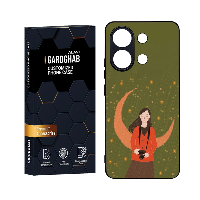 کاور گارد قاب علوی مدل Glass مناسب برای گوشی موبایل شیائومی Redmi Note 13 4G