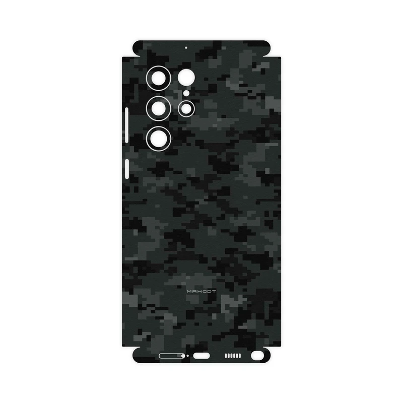برچسب پوششی ماهوت مدل Night-Army-Pixel-FullSkin مناسب برای گوشی موبایل سامسونگ Galaxy S22 Ultra 5G