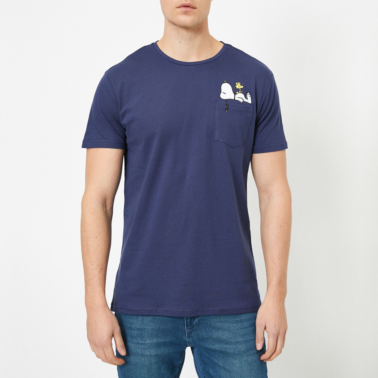 تی شرت آستین کوتاه مردانه کوتون مدل IB954 Snoopy -  - 5