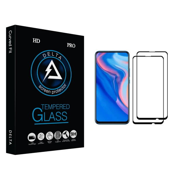 محافظ صفحه نمایش دلتا مدل Fit مناسب برای گوشی موبایل هوآوی Y9 Prime 2019 بسته دو عددی