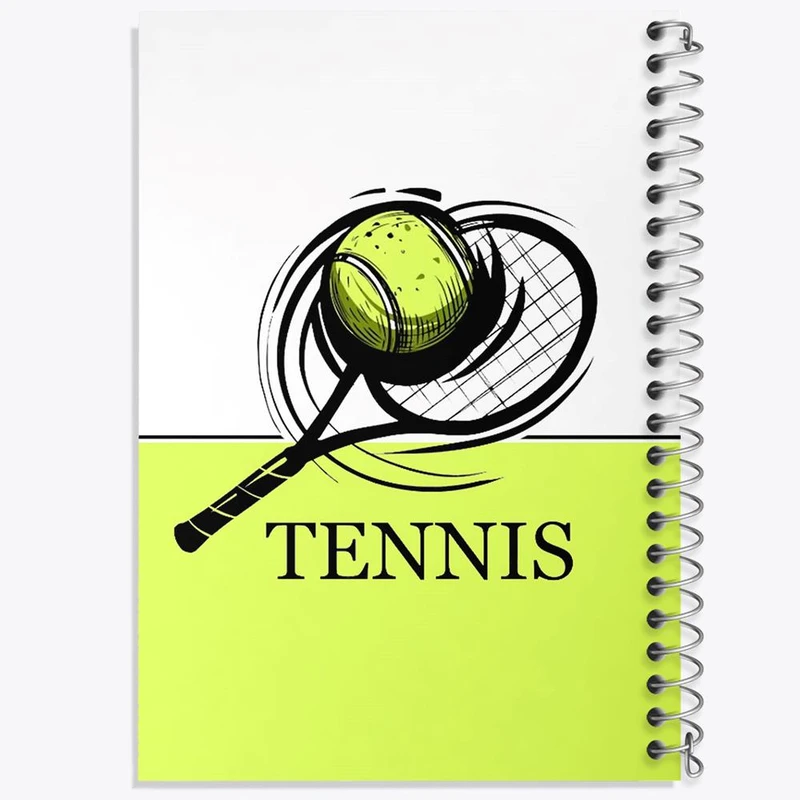 دفتر ژورنال نویسی 50 برگ خندالو مدل نقطه ای طرح تنیس Tennis کد 26614