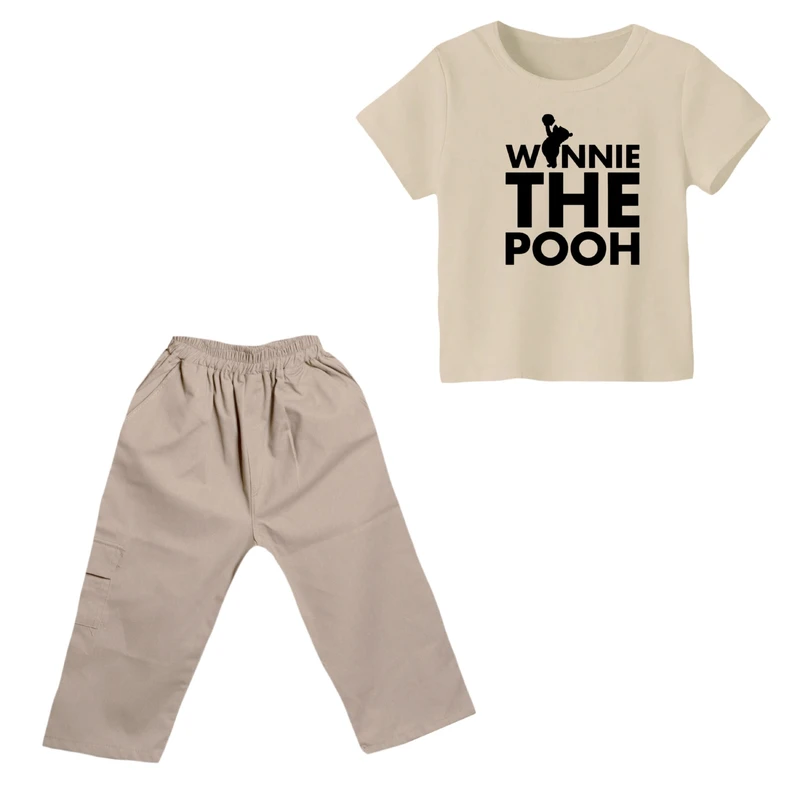 ست تی شرت و شلوارک پسرانه مدل پو کد ۷