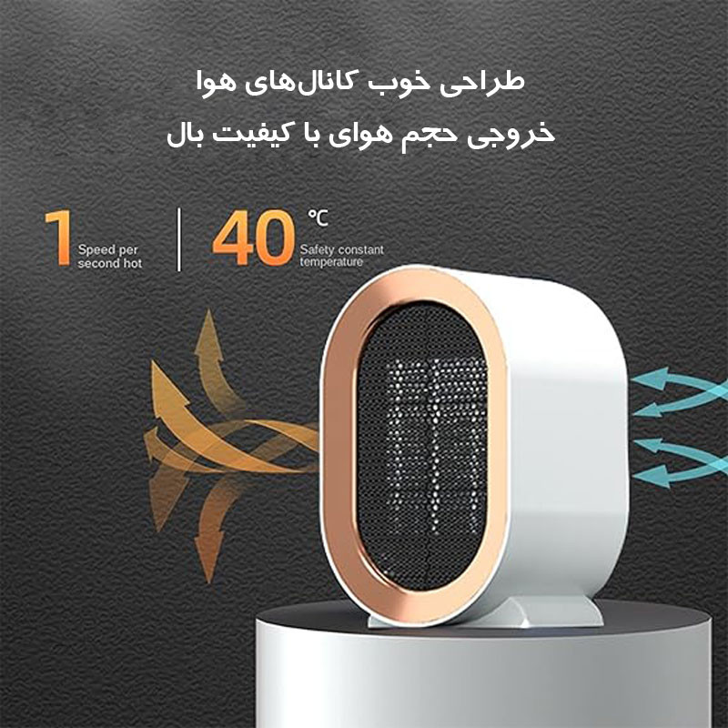 فن هیتر مدل برقی رومیزی Mini Air Heater