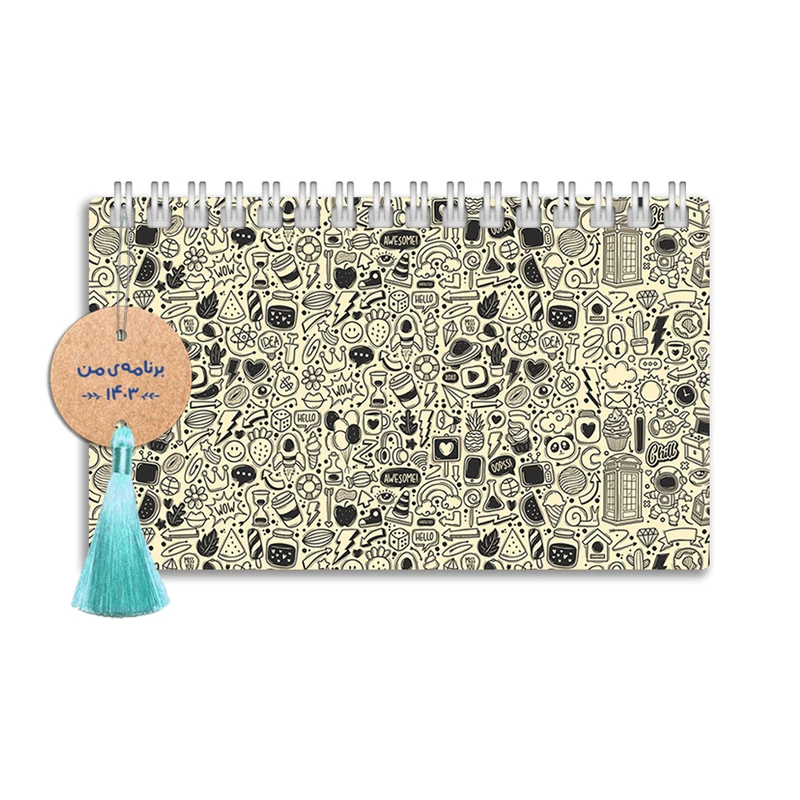 دفترچه برنامه ریزی 90 برگ پانداک طرح pattern