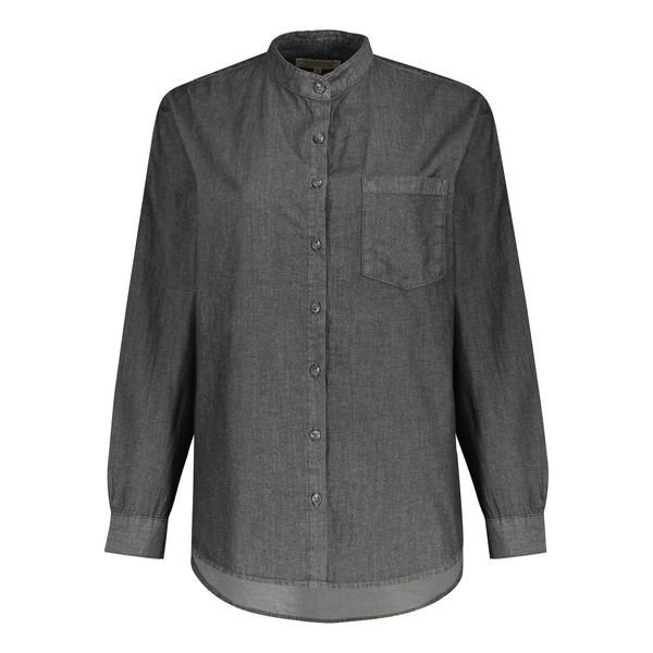 شومیز آستین بلند یقه ایستاده زنانه پاتن جامه مدل 04F4644