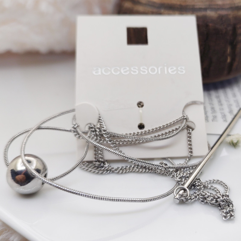 گردنبند زنانه اکسسورایز مدل دولاین مینیمال کد 69