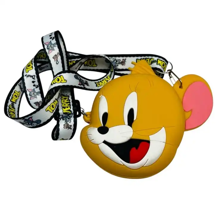 کیف دوشی بچگانه مدل سیلیکونی طرح جری