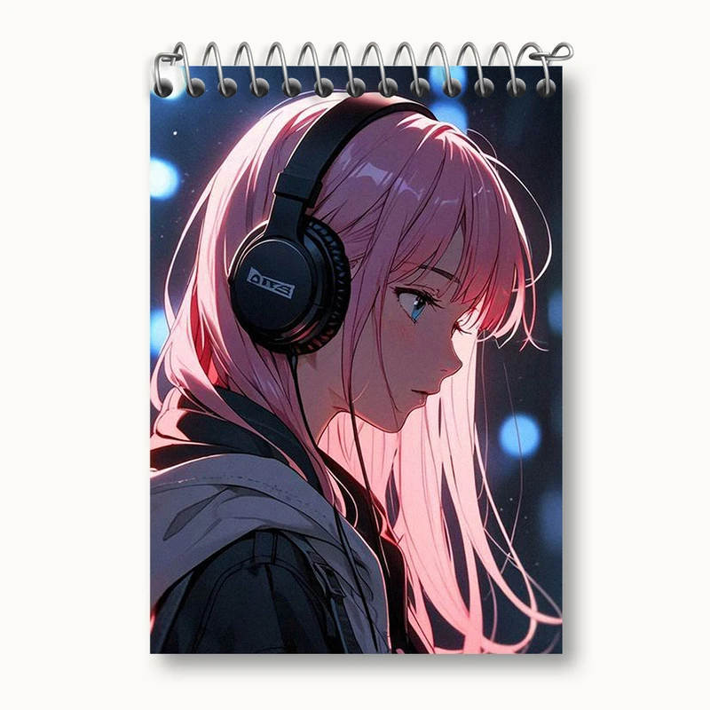 دفتر یادداشت 50 برگ خندالو طرح دخترانه کد N1757