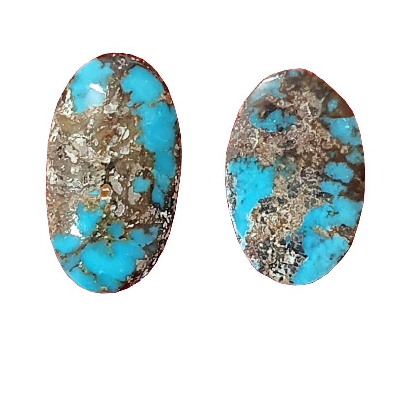 سنگ فیروزه مدل نیشابور کد CZN5010 مجموعه 2 عددی