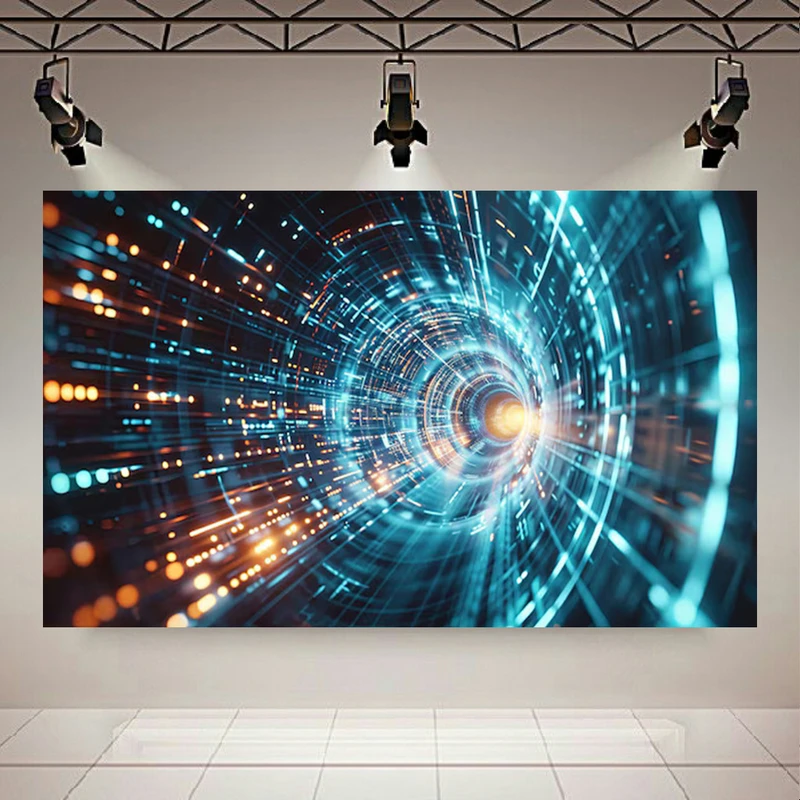 پوستر دیواری طرح تکنولوژی مدل سفر به آینده کد AR305403