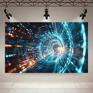 تابلو بوم طرح مخمل تکنولوژی مدل سفر به آینده کد AR305430