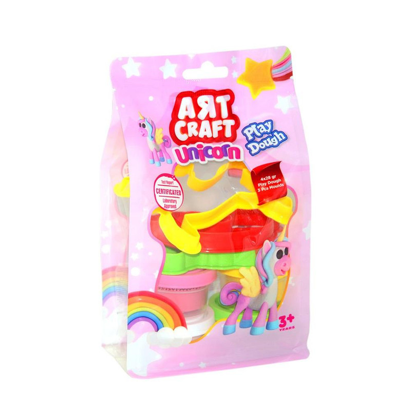 خمیر بازی مدل Unicorn Play Dough کد 03548 مجموعه 6 عددی