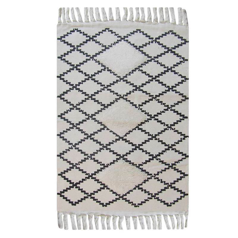 گلیم ماشینی هوم اند لایف مدل سلینا طرح لوزی کد 020001 گلیم ماشینی هوم اند لایف مدل سلینا طرح لوزی کد 020001