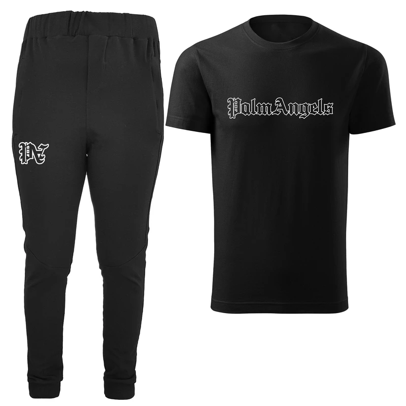 ست تی شرت آستین کوتاه و شلوار مردانه مدل 140275