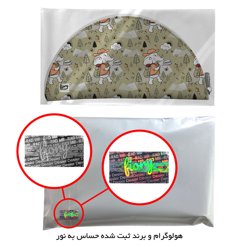 جای لقمه مستر راد مدل فیل طرح فانتزی کد fiory 2209