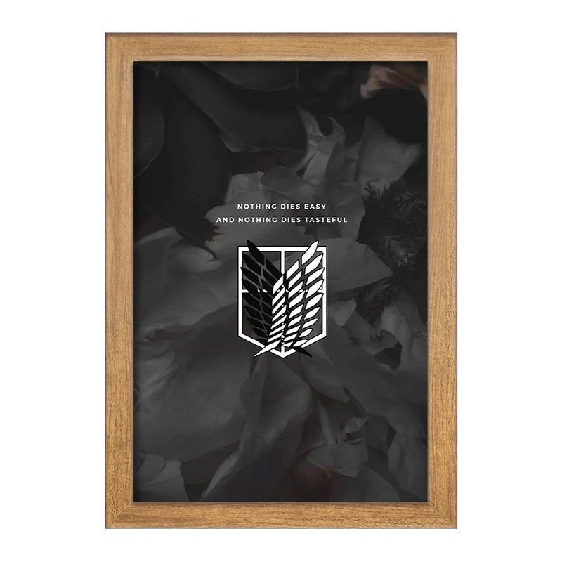 تابلو خندالو مدل انیمه اتک آن تایتان کد F1727