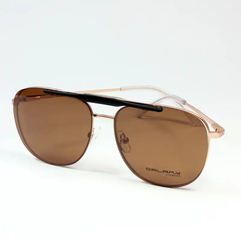 فریم عینک طبی گلکسی مدل 70150 به همراه کاور آفتابی