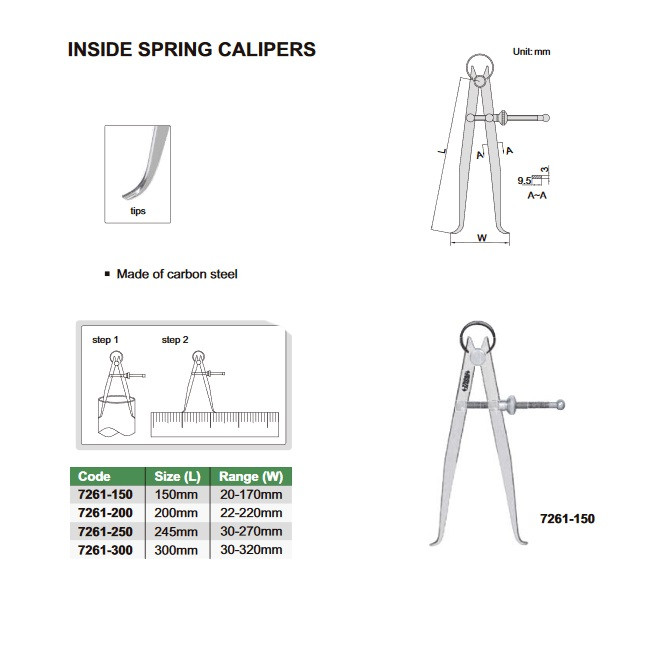 پرگار اینسایز مدل 200-7261 پرگار اینسایز مدل 200-7261