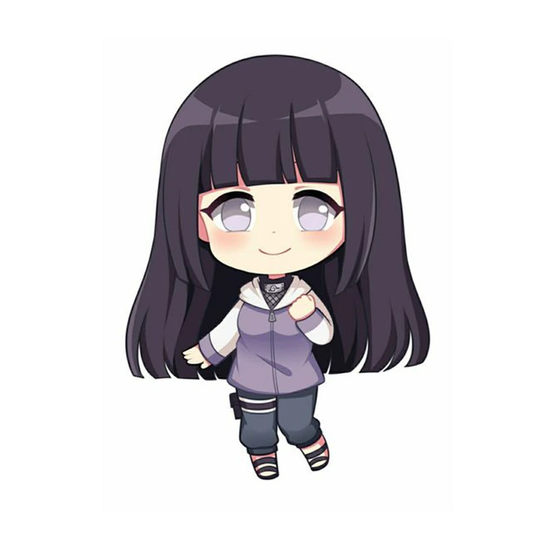 استیکر لپ تاپ و موبایل مدل انیمه طرح ناروتو هیناتا هیوگا Naruto Hinata Hyuga کد 1385