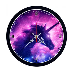 ساعت دیواری مدل یونیکورن گلکسی کد s-113