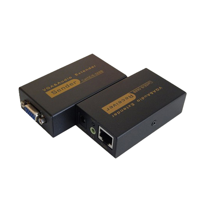 اکستندر VGA تحت شبکه وی نت مدل V-EXVGA100 بسته دو عددی