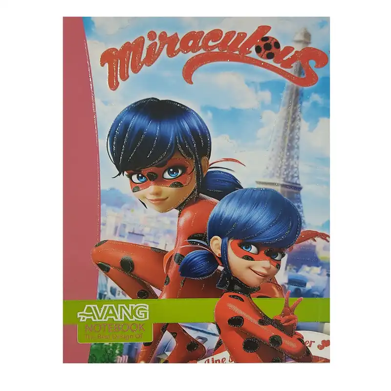 دفتر نقاشی 50 برگ آونگ مدل دختر کفشدوزکی کد 007