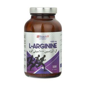 قرص ال آرژنین 1000 میلی گرمی رزاویت بسته 90 عددی