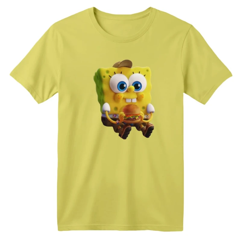 تی شرت آستین کوتاه بچگانه مدل باب اسفنجی کد ۵