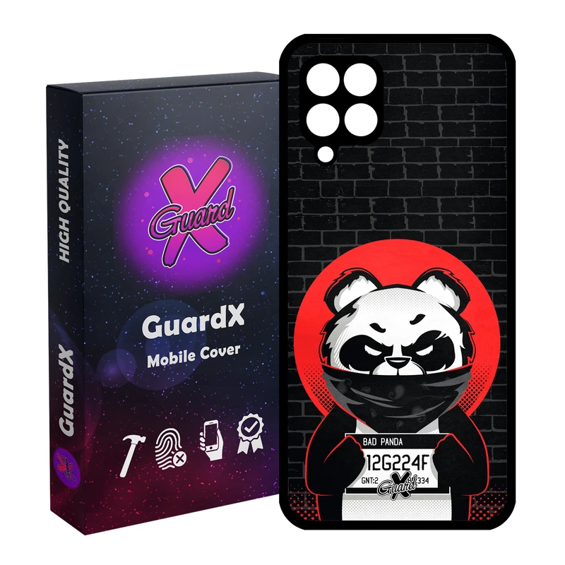 کاور گارد ایکس طرح Panda مدل Glass10241 مناسب برای گوشی موبایل سامسونگ Galaxy A12