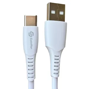 کابل تبدیل USB به USB-C سولفار مدل A51 طول 1 متر