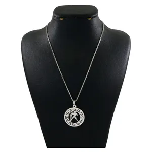 گردنبند نقره زنانه دلی جم طرح ماه بهمن کد D 624
