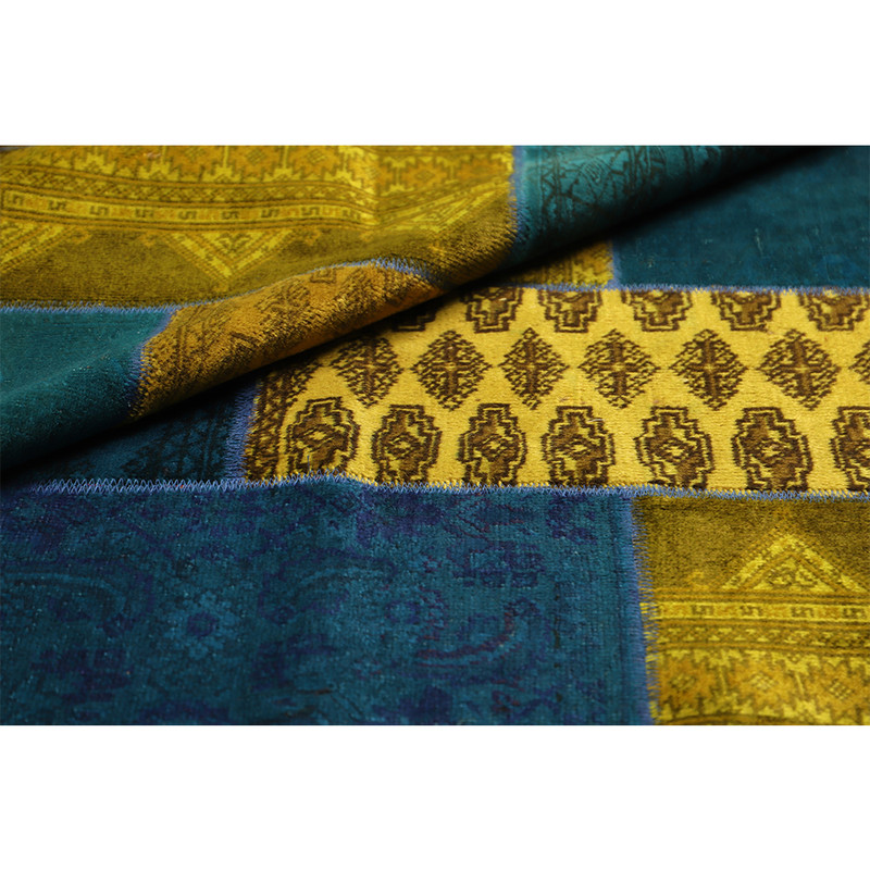 کلاژ فرش دستبافت شش و نیم متری مدل وینتیج کد 4101215