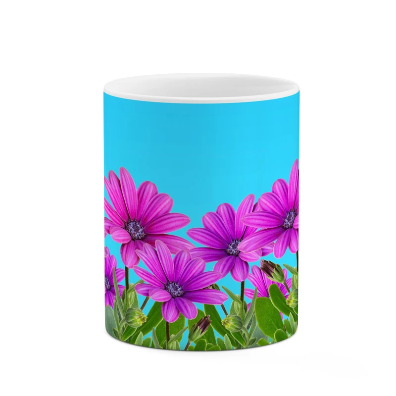 ماگ کاکتی طرح گل کد mgp11261