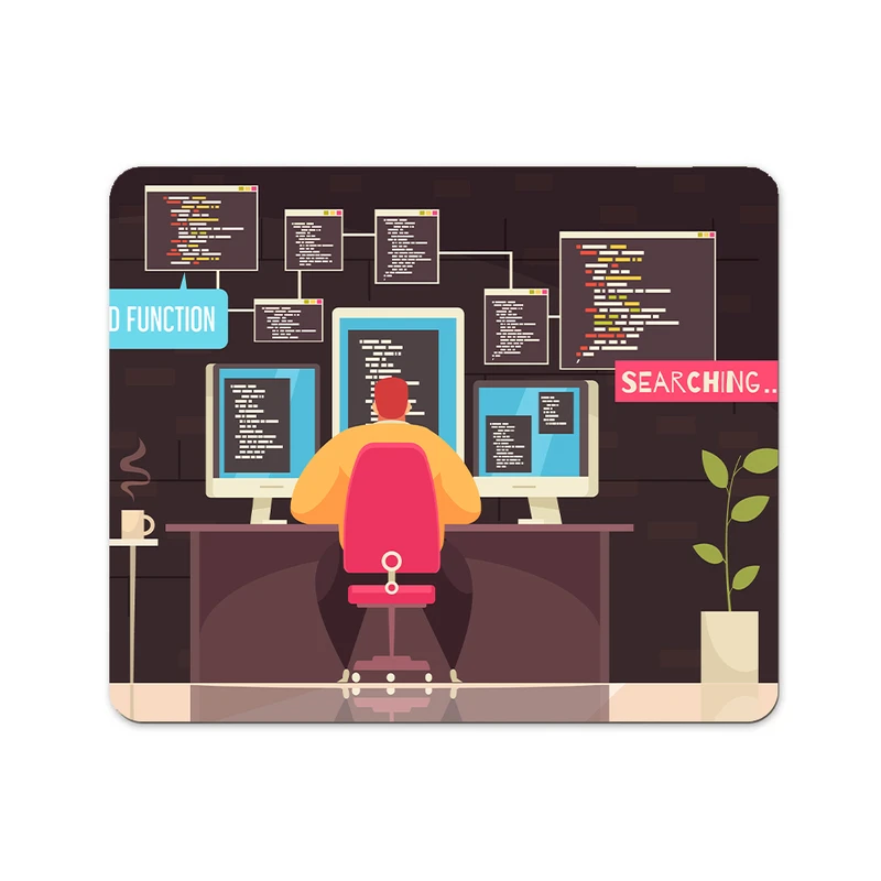 ماوس پد پاد آفرین مدل کدنویسی برنامه نویسی مهندس کامپیوتر کدینگ کد P542 سایز 19*24 سانتی متر