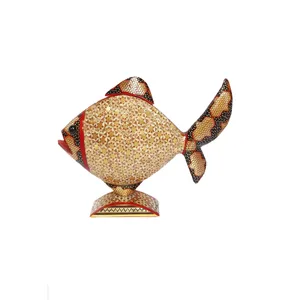 سرمه دان خاتم کاری مدل ماهی کد 0122