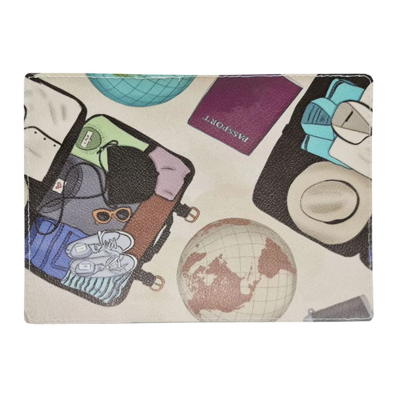 جلد پاسپورت طرح سفر مدل IDC260662