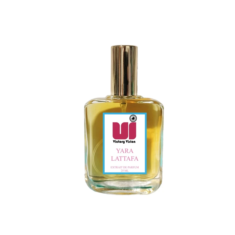عطر جیبی زنانه ویکتوری ویژن مدل Lattafa Yara با رایحه شیرین و میوه ای حجم 25 میلی‌لیتر