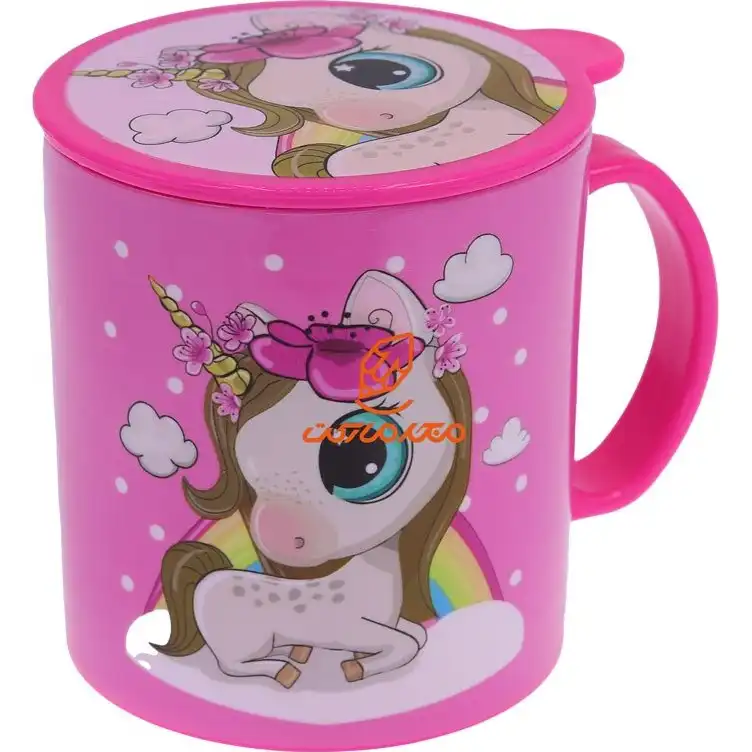 لیوان کودک طرح اسب تک شاخ کد 8865