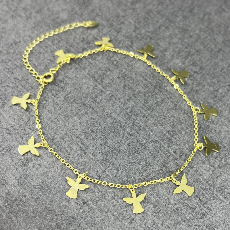 پابند نقره زنانه گیرا مدل 576 پابند نقره زنانه گیرا مدل 576