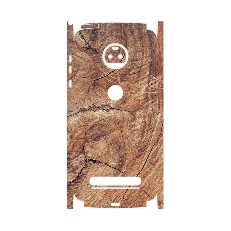 برچسب پوششی ماهوت مدل Wood Texture 5-FullSkin مناسب برای گوشی موبایل موتورولا Moto Z2 Force