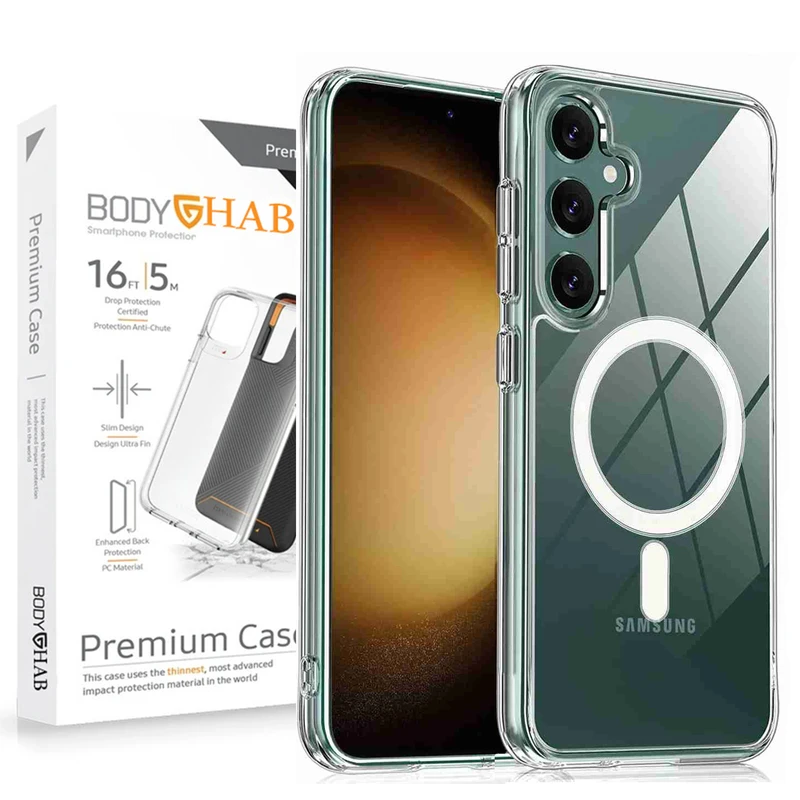 کاور بادی قاب مدل magsafe مناسب برای گوشی موبایل سامسونگ Galaxy S23 FE