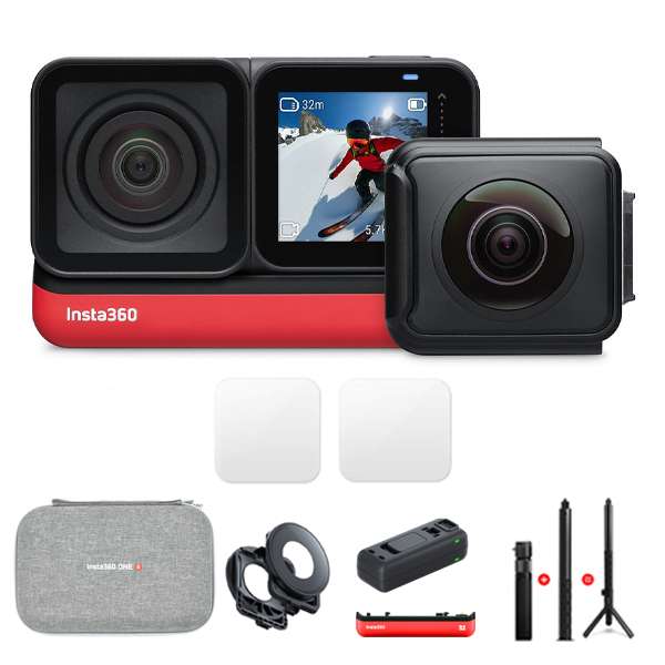 دوربین فیلم برداری ورزشی اینستا 360 مدل Insta360 TWIN EDITION به همراه لوازم جانبی دوربین فیلم برداری ورزشی اینستا 360 مدل Insta360 TWIN EDITION به همراه لوازم جانبی