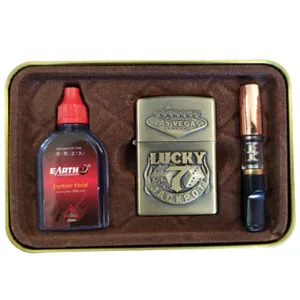 ست هدیه فندک ارت مدل لاس وگاس lucky7