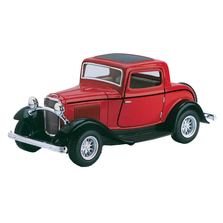 نقد و بررسی ماشین بازی کینزمارت مدل فورد کلاسیک 1932 Ford 3-Window Coupe کد KT5332 توسط خریداران