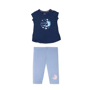 ست تی شرت و شلوارک دخترانه لوپیلو مدل دلفین 185