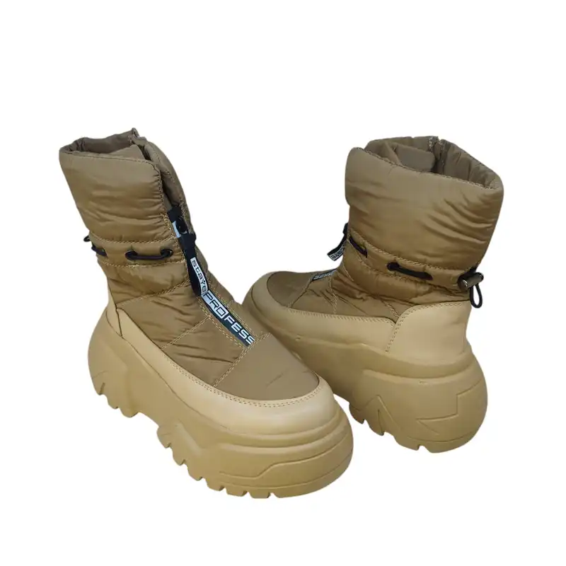 نیم بوت دخترانه مدل PN 342 رنگ شتری